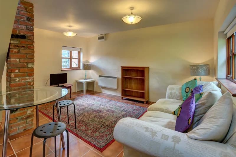 Holiday cottage lounge and dining area